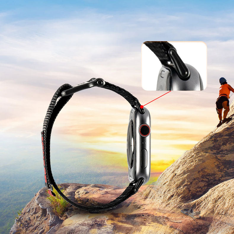 nylon sport watch band for Apple watch 6 se 5 4 40mm 44mm loop strapwatchbands for iwatch 5 6 2 3 38mm 42mm bracelet wristbelt