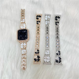 Jewelry Strap for Apple Watch Band 6 44mm 40mm 42mm 38mm Diamond Metal for iWatch Bands Serie SE 6 5 4 3 Wrist Bracelet