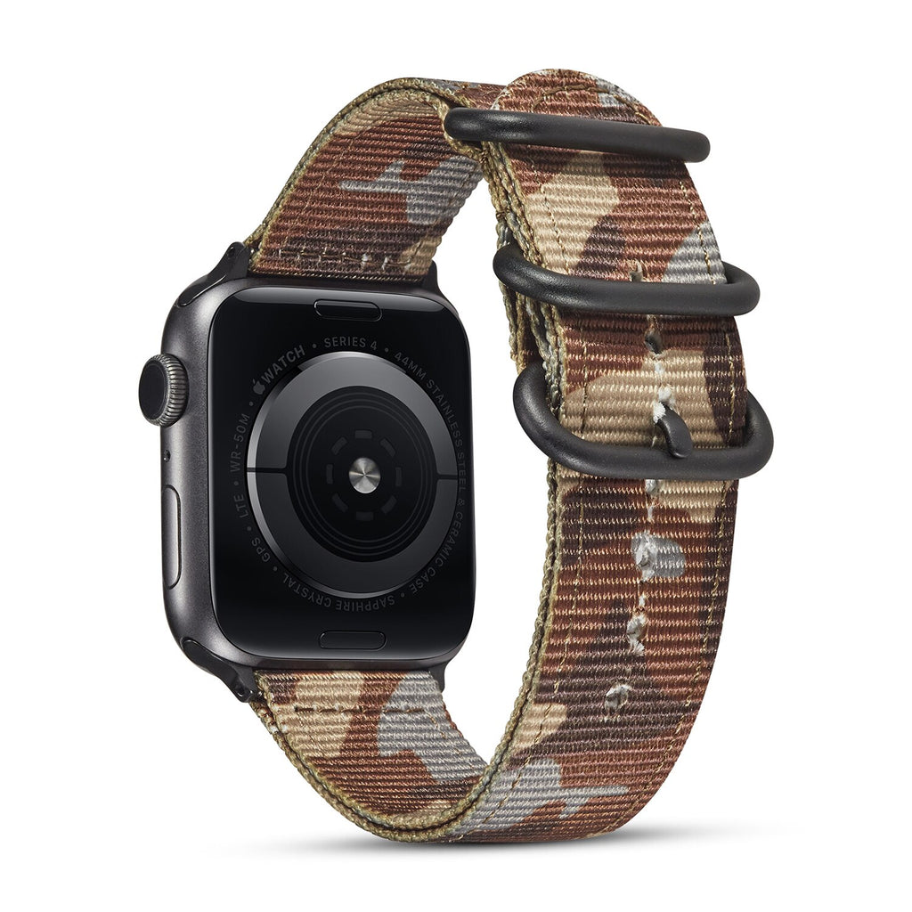 Nylon Buckle Bands for Apple Watch Series 1 2 3 4 5 6 SE Outdoor Army Green Watch Band 40 44MM for iWatch Strap 38 42MM