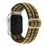 Nylon watch strap for Apple watch band 44mm 40mm 38mm 42mm adjustable nylon elastic strap For iwatch series 3 4 5 6 SE Bracelet