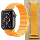High Quality Nylon Sport Loop Replacment for Apple Watch band 44mm Series 5 4 3 2 1 Breathable Woven Strap 42mm iwatch 40mm 38mm