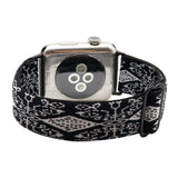 Nylon Strap For Apple Watch Strap 44/40/42/38mm Bohemia Braid Adjustable Elastic Band Bracelet iWatch Series 6 SE 5 4 3 2 1