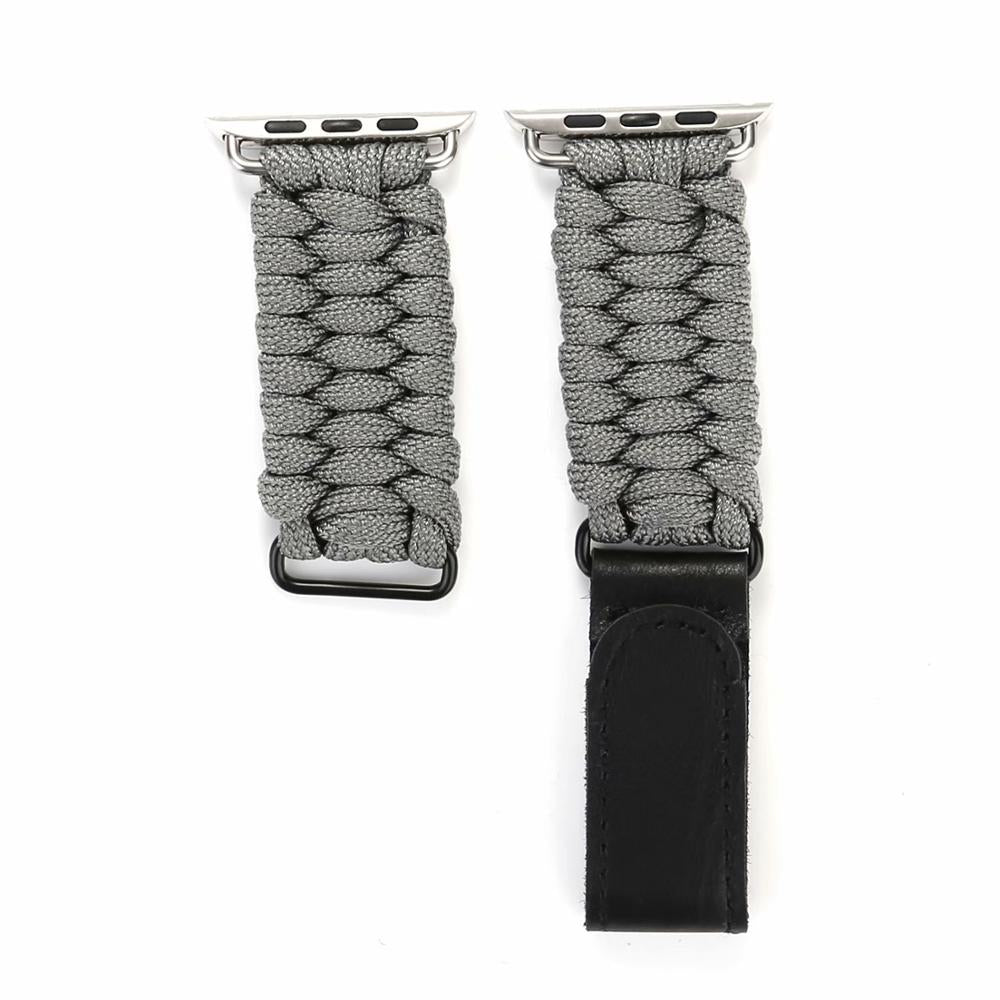 Strap for Apple Watch Band series 1/2/3 42mm 38mm WristBand Bracelet for iwatch 4/5 40mm 44mm Outdoor Sports Woven Nylon Rope
