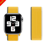Nylon Loop Strap For Apple Watch 6/SE/5/4 42MM 44MM Band Replacement Wristband For iwatch 3/2/1 38MM 40MM Bracelet Accessories