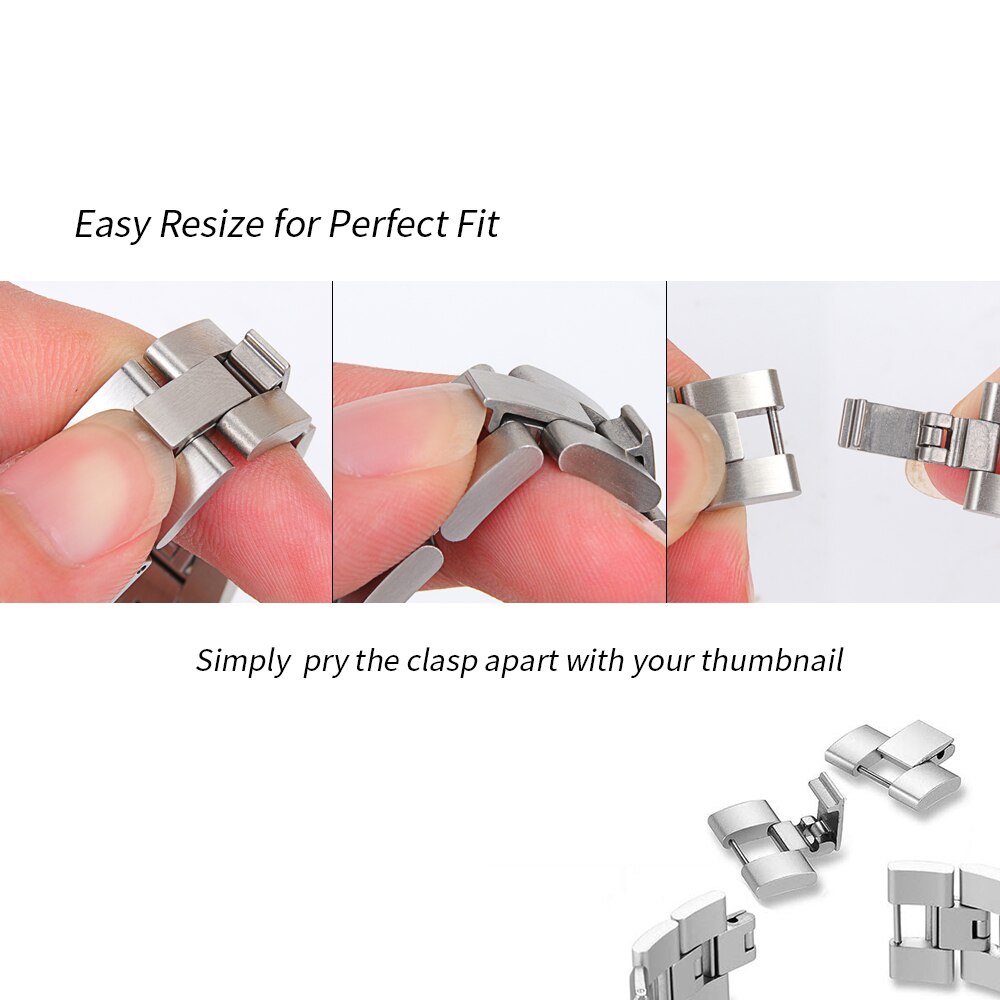 New Diamond Band For Apple Watch Bracelet Stainless Steel Strap