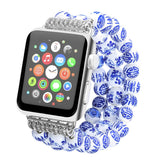 Bling Dressy Bands for Apple Watch 38mm 42mm Band Ceramic Beaded Watchband for iWatch Series 3/ Series 2 Bracelet for Woman Girl