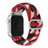 Nylon watch strap for Apple watch band 44mm 40mm 38mm 42mm adjustable nylon elastic strap For iwatch series 3 4 5 6 SE Bracelet