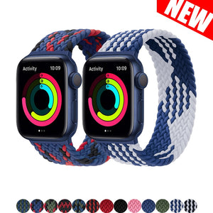 Solo Loop strap For Apple watch band 44mm 40mm iwatch band 42mm 38mm Elastic Braided nylon wristband apple watch 6/5/4/3/2/1/SE