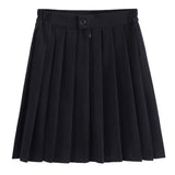 High Waist Short Pleated Black Mini Tennis Korean Navy Blue Skirts Summer y2k Bottoms