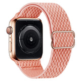 Scrunchie Strap for Apple watch band 44mm 40mm 38mm 42mm Adjustable Elastic Nylon solo Loop bracelet iWatch series 3 4 5 6 se
