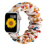 Scrunchie Strap for Apple watch band 44mm 40mm iWatch 42/38mm Elastic Nylon Solo Loop smart bracelet applewatch serie 5 43 SE 6