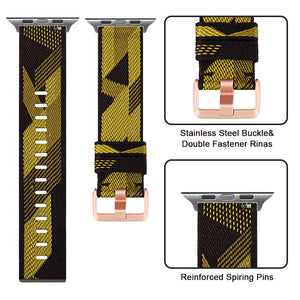 Sport Band For Apple watch Series 6/5/4 40MM 44MM Nylon Loop Soft Breathable Wrist Strap for iwatch series 6 5 4 3 2 1 38MM 42MM