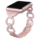 Women Stainless Steel Strap for Apple Watch 40mm 44mm iwatch 5 4 Band Diamond Bracelet for Apple Watch 38mm 42mm Series 3 2 1