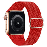 Scrunchie Strap for Apple watch band 44mm 40mm 38mm 42mm Adjustable Elastic Nylon solo Loop bracelet iWatch series 3 4 5 6 se
