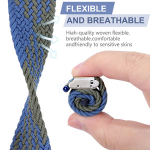 Adjustable Braided For Apple Watch iWatch Bands Series 40mm 44mm 38 40 6/SE/5/4/3 Solo Loop Stretchable Elastics Sport Wristband