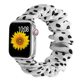 Scrunchie Strap for Apple watch band 44mm 40mm iWatch 42/38mm Elastic Nylon Solo Loop smart bracelet applewatch serie 5 43 SE 6