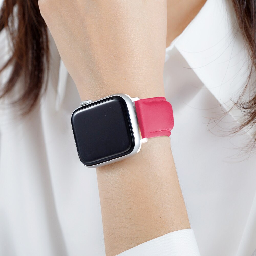 Band for Apple Watch 5/4/3/2/1 Sport Bracelet 42 mm 38 mm leather Strap For iwatch bands Series 5 4 Accessories