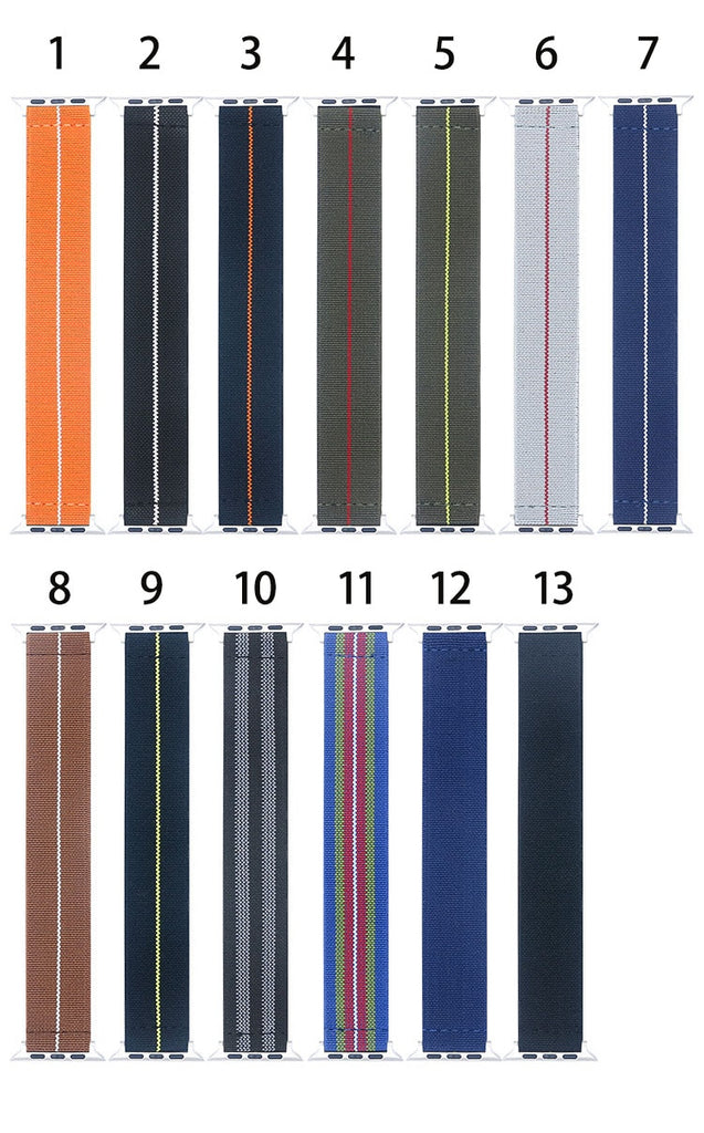 Braided Solo Loop Nylon Bands for Apple Watch Band 44mm 40mm 38mm 42mm for IWatch Series 6 SE 5 4 3 Elastic Fabric Bracelet