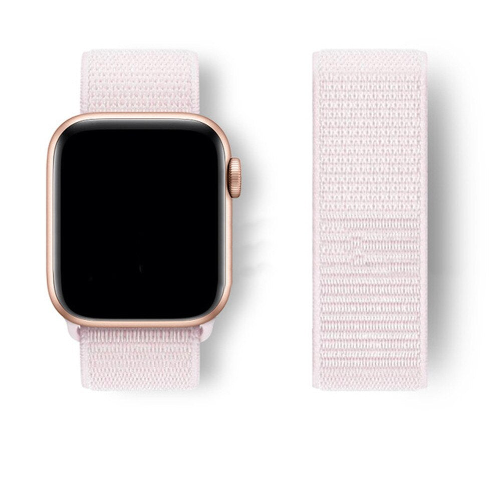 Nylon Loop Strap For Apple Watch 6/SE/5/4 42MM 44MM Band Replacement Wristband For iwatch 3/2/1 38MM 40MM Bracelet Accessories