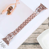 New Diamond Band For Apple Watch Bracelet Stainless Steel Strap