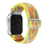 Nylon watch strap for Apple watch band 44mm 40mm 38mm 42mm adjustable nylon elastic strap For iwatch series 3 4 5 6 SE Bracelet