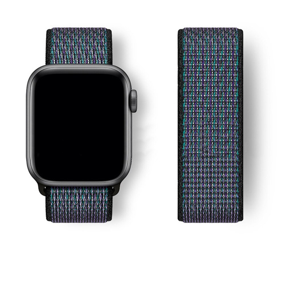 Nylon Loop Strap For Apple Watch 6/SE/5/4 42MM 44MM Band Replacement Wristband For iwatch 3/2/1 38MM 40MM Bracelet Accessories