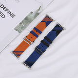 Nylon braid Jumping Single Tour Strap for iWatch 38mm 42mm sports band for Apple Watch 40mm 44mm bracelet 6 SE 5 4 321 Series