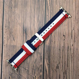 Woven Fabric Bracelet for Apple Watch 6/SE Band Series 5 4 40mm 44mm Breathable Nylon Replacement Strap for iWatch 3 38mm 42mm