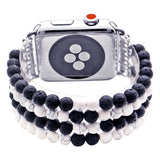 Fashion Jewelry Watch Strap for Iwatch 5 4 3 Bracelet Bead String Wristband Replacement Apple Watchband Women Girl Wriststrap