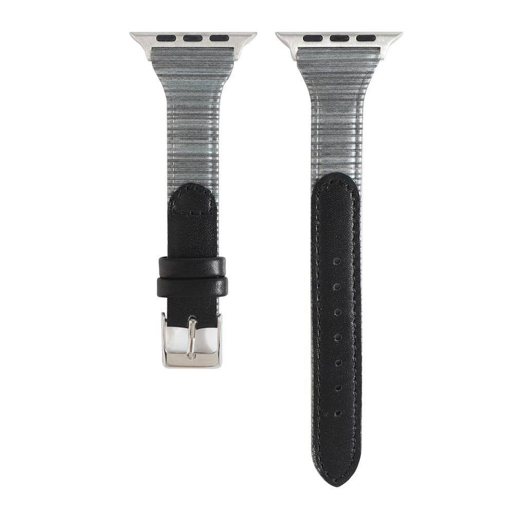 Band For Apple Watch Series 5/4/3/2/1 38mm 42mm 40mm 44mm Leather Breathable Bracelet wrist Strap Sport Loop for iwatch series