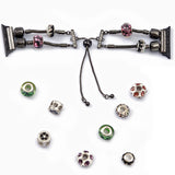 Diy Gem Agate Strap For Apple Watch 5 Band 40mm 44mm 38mm 42mm Woman Jewelry Design Beaded Bracelet Belt Iwatch Series 5 4 3 2 1