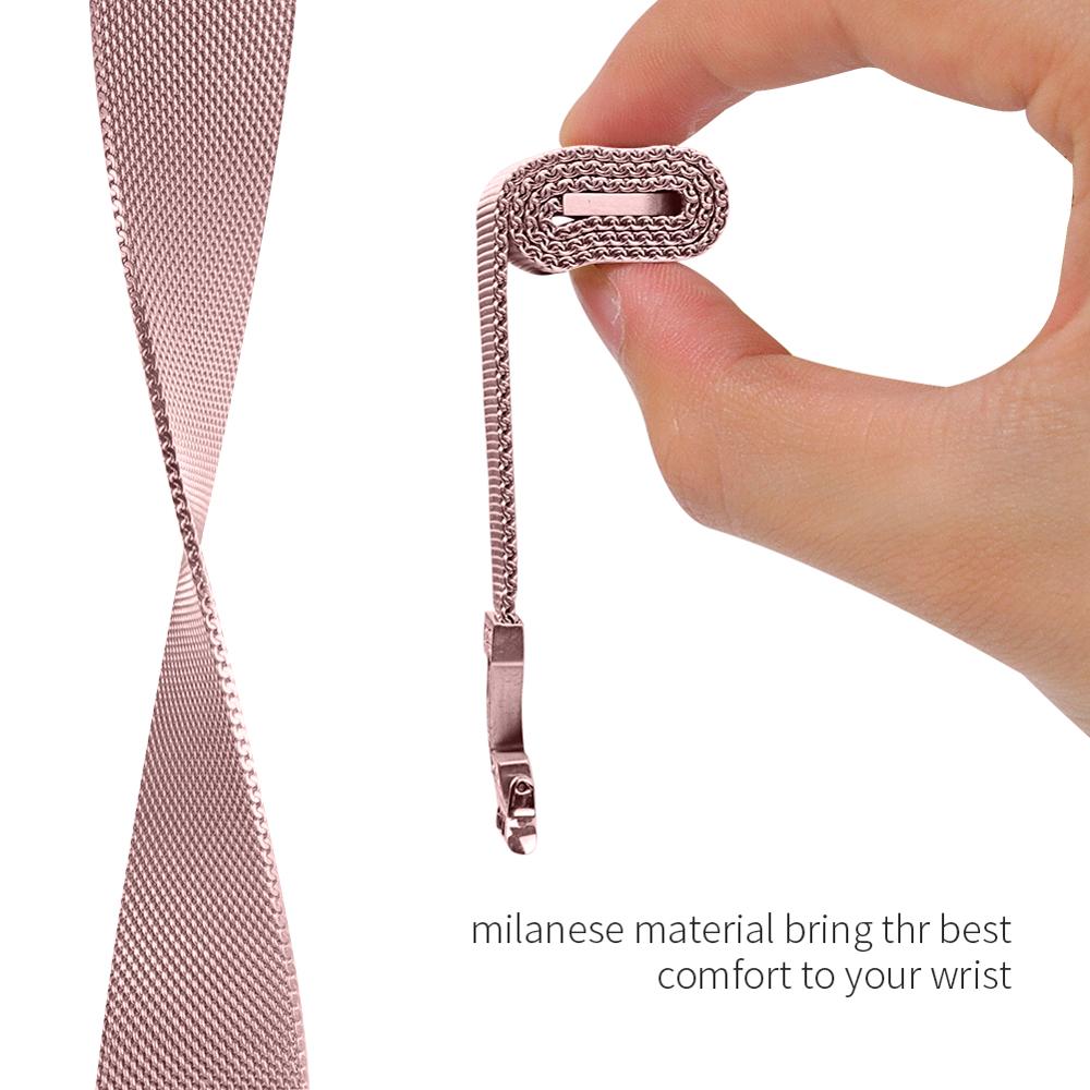 Milanese Loop Diamond Strap For Apple Watch Stainless Steel Bracelet
