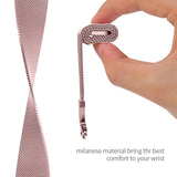 Milanese Loop Diamond Strap For Apple Watch Stainless Steel Bracelet