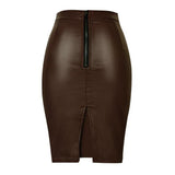 Black Denim Women High Waist Midi Summer Vintage Casual Knee Length Office Wear Women Jean Skirts