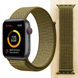 High Quality Nylon Sport Loop Replacment for Apple Watch band 44mm Series 5 4 3 2 1 Breathable Woven Strap 42mm iwatch 40mm 38mm