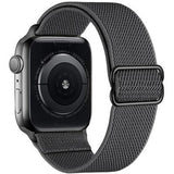 Adjustable Elastic Nylon solo Loop Strap for Apple watch band 44mm 40mm 38mm 42mm Scrunchie bracelet iWatch series 3 4 5 6 se