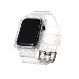 New Transparent Silicone Strap for Apple Watch Series Se 6 5 4 3 2 Band 40mm 44mm for Iwatch Se 5 4 3 Waterproof Strap 38mm 42mm