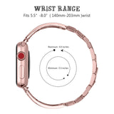 New Diamond Band For Apple Watch Bracelet Stainless Steel Strap