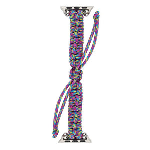 Sport Weave strap For Apple watch band 5 4 40/44mm Nylon bracelet For Iwatch bands 3 2 38/42mm Color rope watchband Accessories