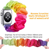 Scrunchie Strap for Apple watch band 44mm 40mm iWatch 42/38mm Elastic Nylon Solo Loop smart bracelet applewatch serie 5 43 SE 6