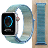 High Quality Nylon Sport Loop Replacment for Apple Watch band 44mm Series 5 4 3 2 1 Breathable Woven Strap 42mm iwatch 40mm 38mm