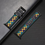 New Leather Strap for Apple Watch 5 4 band 42mm 38mm 40mm 44m Nylon Strap for iWatch Series 1 2 3 4 5 Bands Sport loop 44mm 42mm
