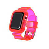 New Transparent Silicone Strap for Apple Watch Series Se 6 5 4 3 2 Band 40mm 44mm for Iwatch Se 5 4 3 Waterproof Strap 38mm 42mm