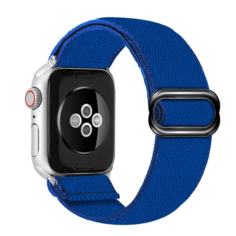 Bohemia Elastic Nylon Loop Band For Apple Watch 6 38mm 40mm 42mm 44mm Watch Adjustable Elastic Strap For Iwatch Series 6 5 4 3