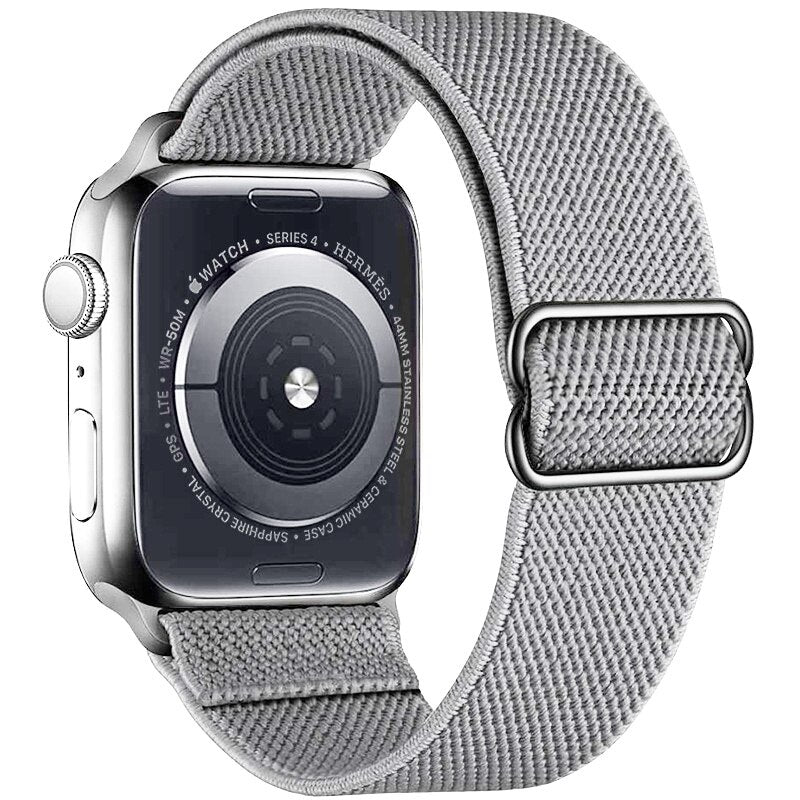 Scrunchie Watch Band for Apple Watch 6 Band 40mm 44mm 38mm 42mm for Iwatch Series 5 4 3 SE Elastic Nylon Bracelet Adjustable