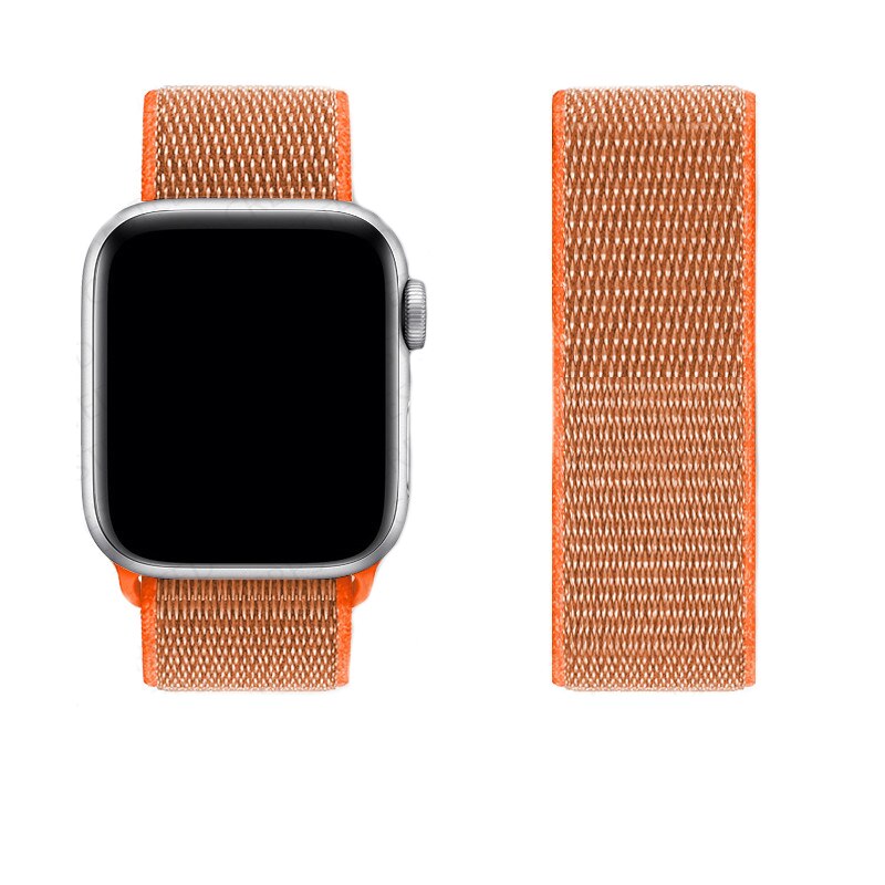 Nylon Loop Strap For Apple Watch 6/SE/5/4 42MM 44MM Band Replacement Wristband For iwatch 3/2/1 38MM 40MM Bracelet Accessories