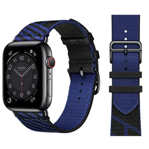 Nylon braid Jumping Single Tour Strap for iWatch 38mm 42mm sports band for Apple Watch 40mm 44mm bracelet 6 SE 5 4 321 Series