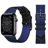 Nylon braid Jumping Single Tour Strap for iWatch 38mm 42mm sports band for Apple Watch 40mm 44mm bracelet 6 SE 5 4 321 Series