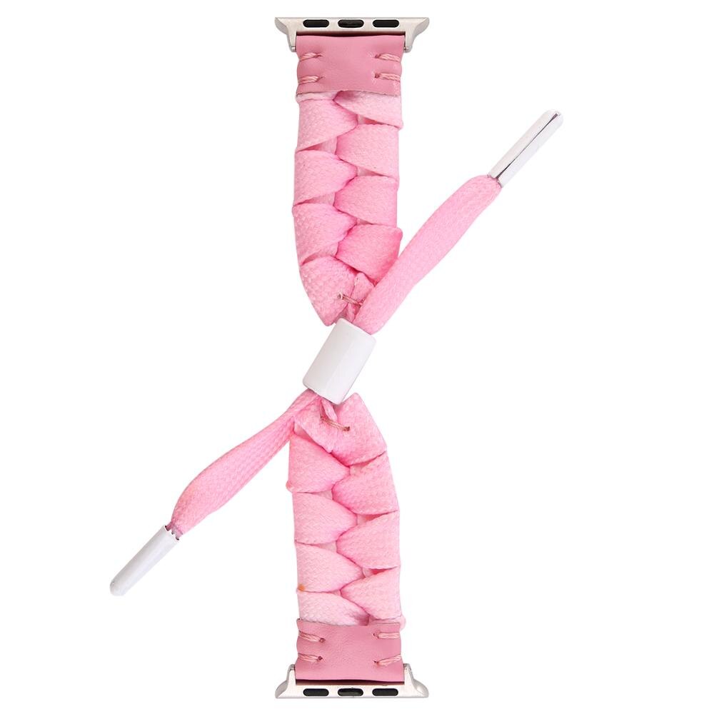 Strap for Apple Watch Band series 1/2/3 42mm 38mm WristBand Bracelet for iwatch 4/5 40mm 44mm Outdoor Sports Woven Nylon Rope