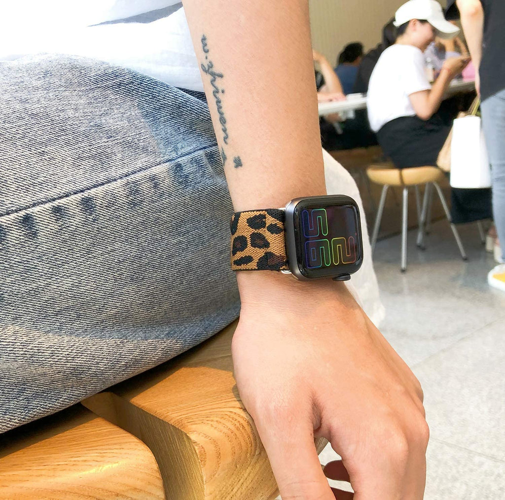 Strap for Apple watch band 40mm 38mm 44mm 42mm Bohemia Elastic belt solo loop Scrunchie bracelet correa iWatch series 3 4 5 se 6